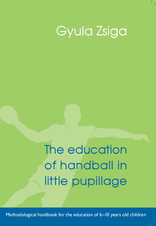 The education of handball in little pupillages borító
